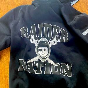 Mitchell and Ness Raiders Vintage Super Bowl Hoodie and Shorts